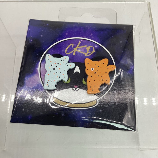 Enamel Pin - Halloween Cookie Cat Pair