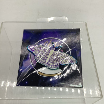 Enamel Pin - White Butterfly