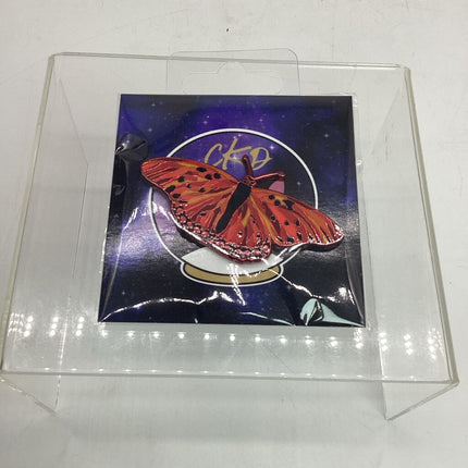 Enamel Pin - Orange Butterfly