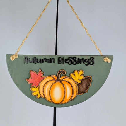 HD - Door/Wall Sign Autumn Blessings