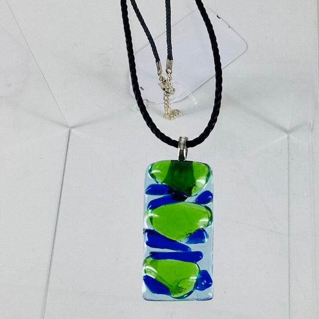 Abstract Glass Necklace