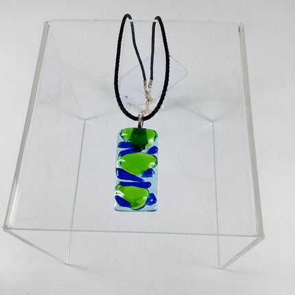Abstract Glass Necklace