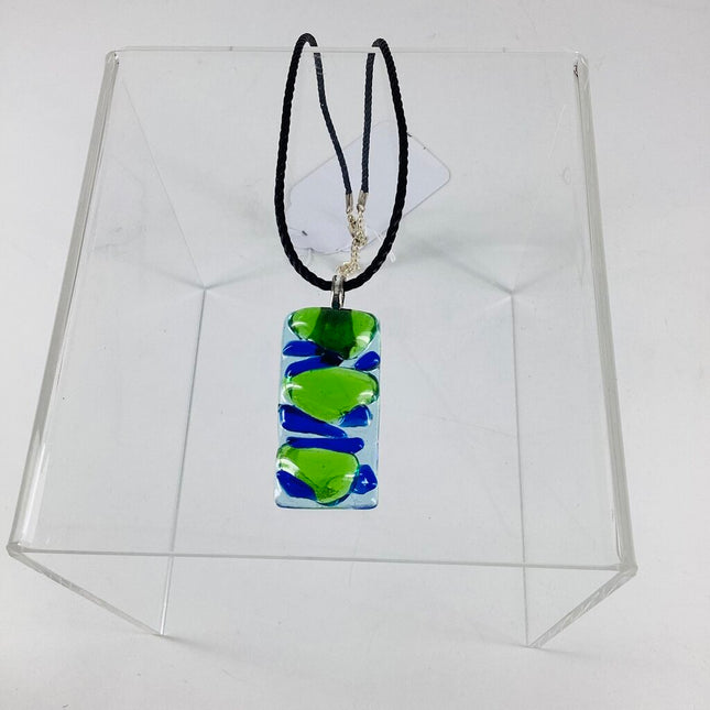 Abstract Glass Necklace