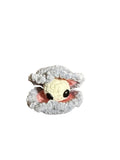 Crochet mini clam plushie