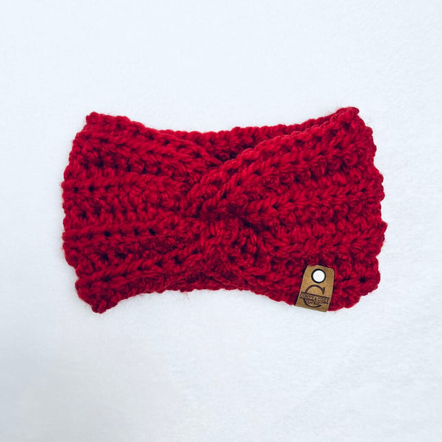 Twisted Headband - Bright Red