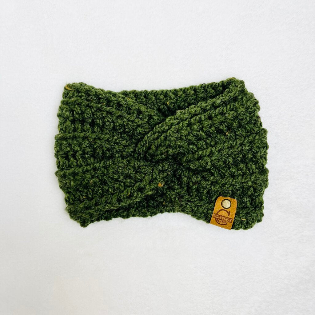 Twisted Headband - Tweed Forest