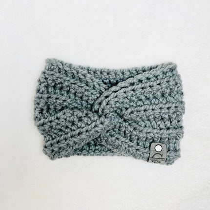 Twisted Headband - Steel Gray