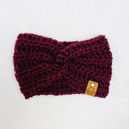 Twisted Headband - Wine