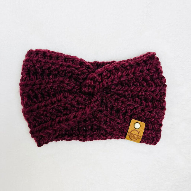 Twisted Headband - Wine