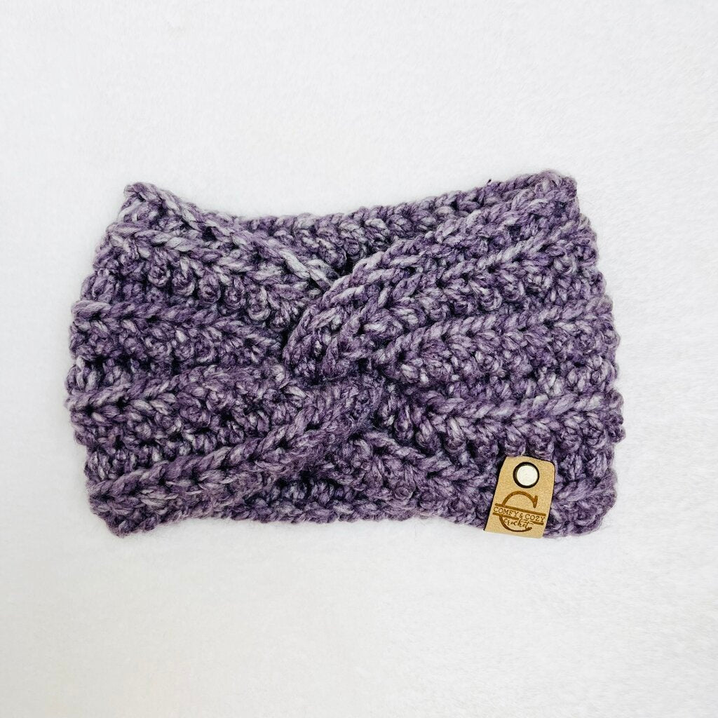 Twisted Headband - Orchid Heather