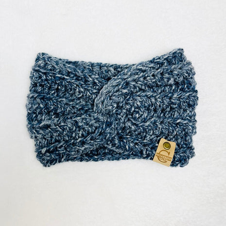 Twisted Headband - Navy Heather