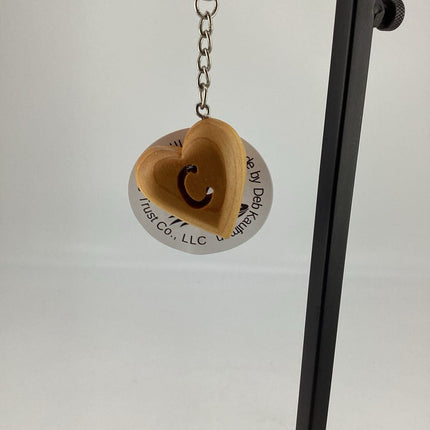 Keychain, Heart Initial C
