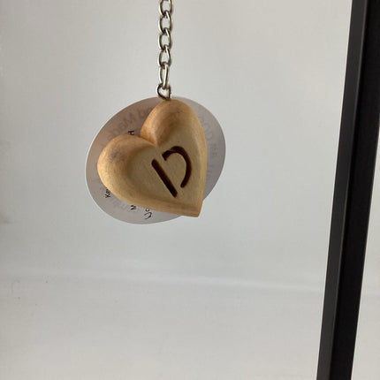 Keychain, Heart Initial D