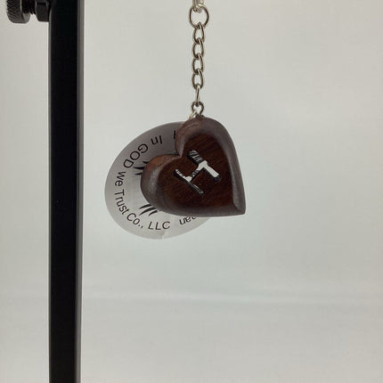 Keychain, Heart Initial H