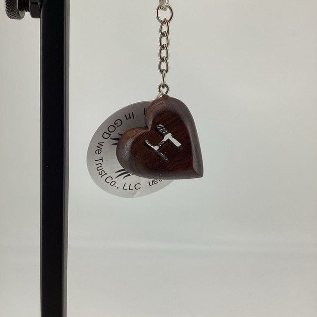 Keychain, Heart Initial H