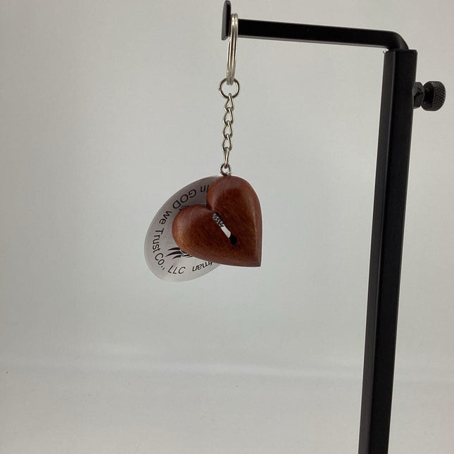 Keychain, Heart Initial I