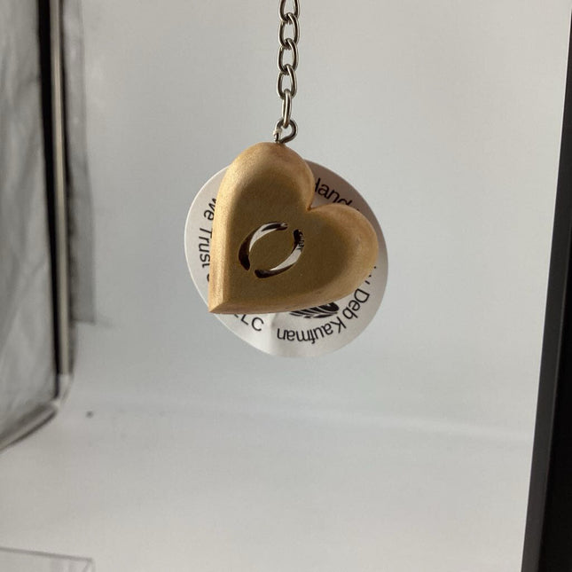 Keychain, Heart Initial O