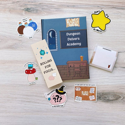 Dungeon Delvers Academy Stationery Set (Student Version)