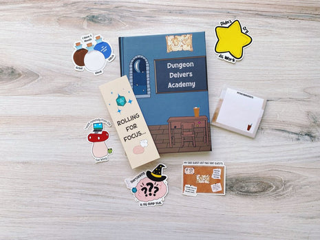 Dungeon Delvers Academy Stationery Set (Student Version)
