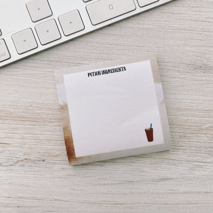Potion Ingredients Sticky Note