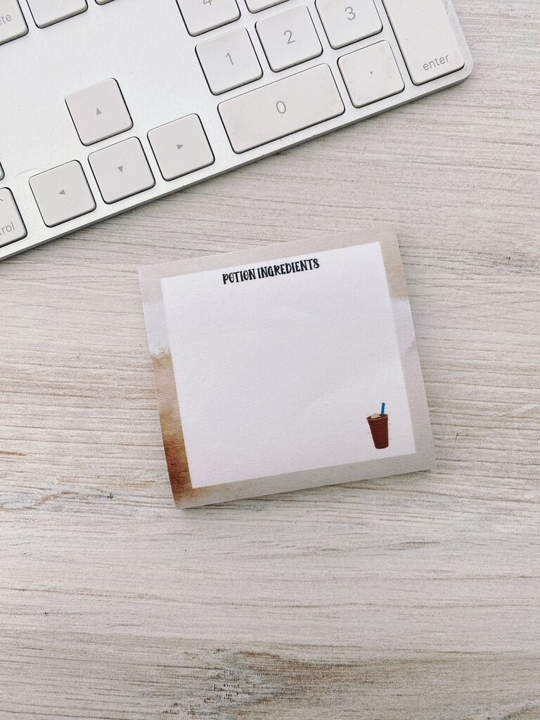 Potion Ingredients Sticky Note