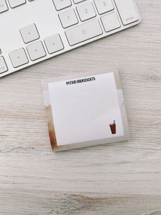 Potion Ingredients Sticky Note