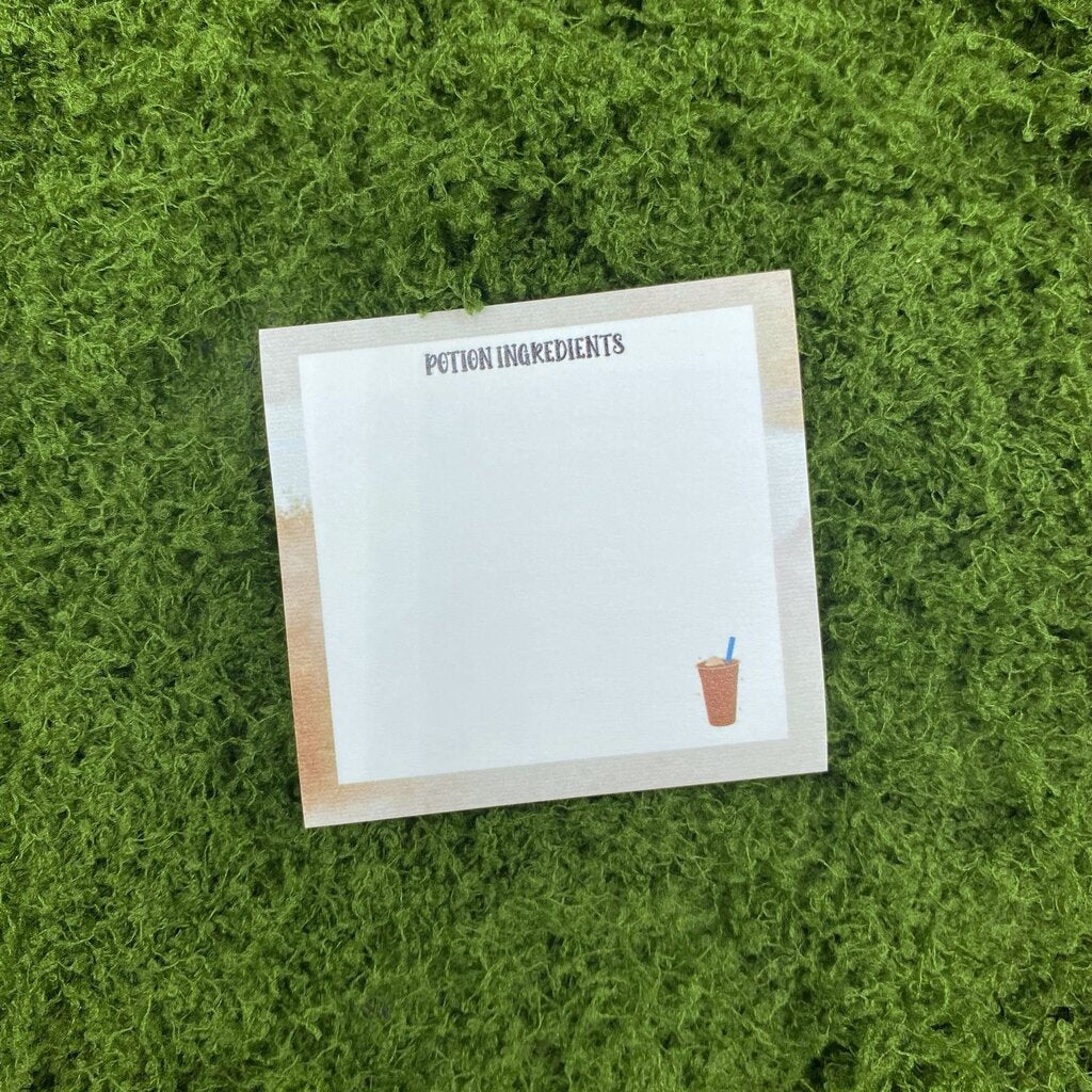Potion Ingredients Sticky Note