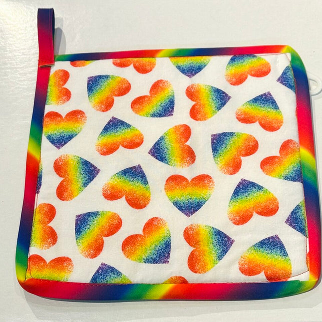 Potholder Pride Hearts
