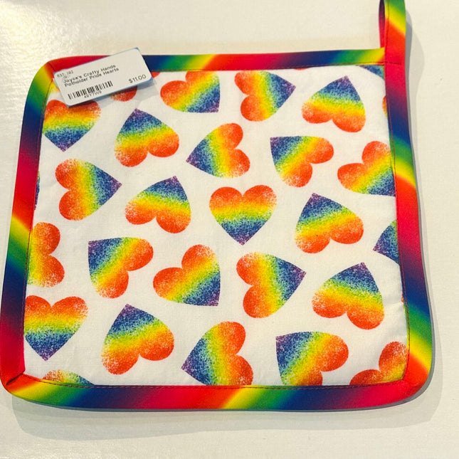 Potholder Pride Hearts