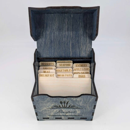 Recipe Box and 12 Divider