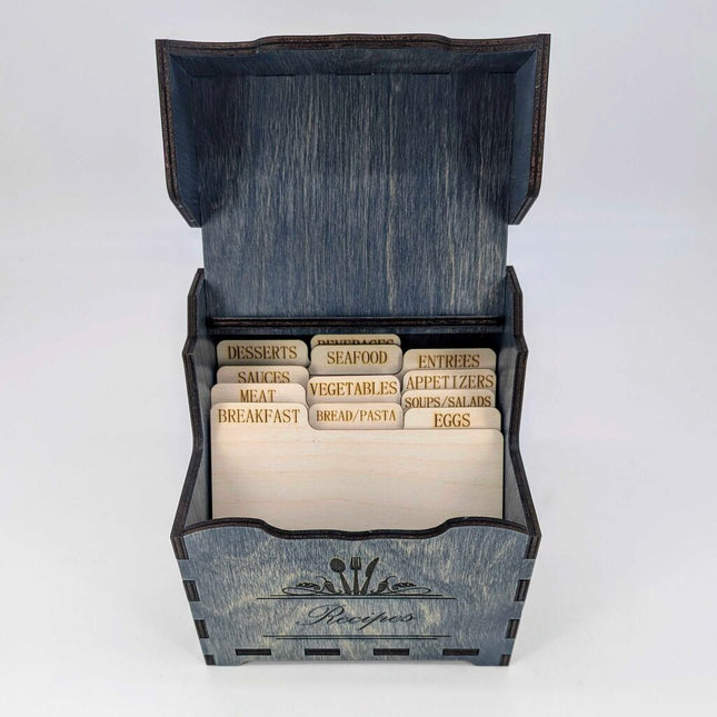 Recipe Box and 12 Divider