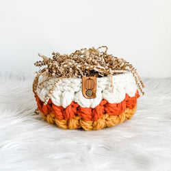 Candy Corn Puff Stitch Basket - view 2
