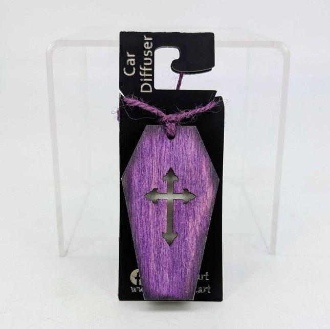 Car Diffuser - Coffin with Cross