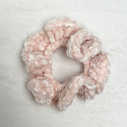 Velvet Scrunchie - Blush Pink