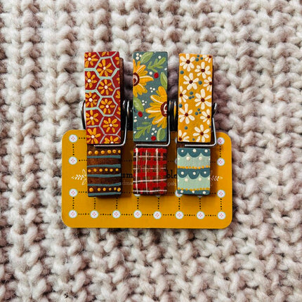 Magnetic Clips red sunflower