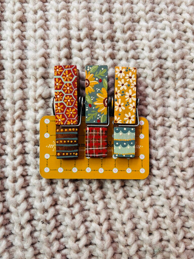 Magnetic Clips red sunflower