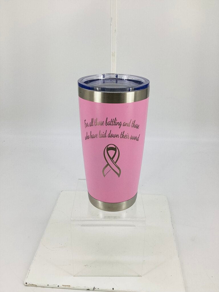 20 oz Tumbler Breast Cancer