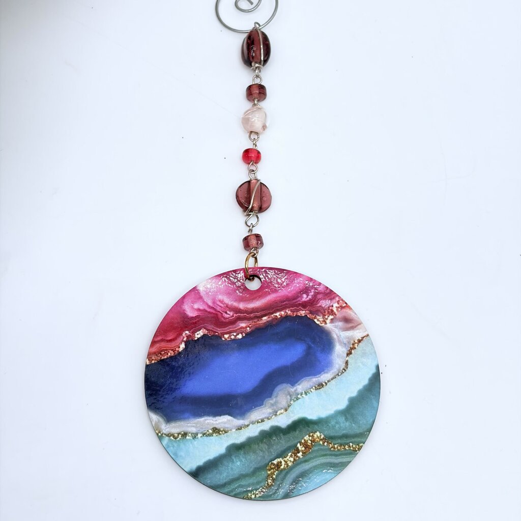 Upcycled jewelry ornament