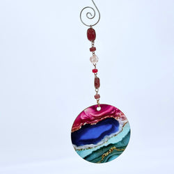 Upcycled jewelry ornament - view 1