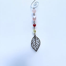 Upcycled jewelry ornament - view 1