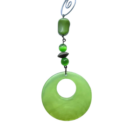 Upcycled jewelry ornament