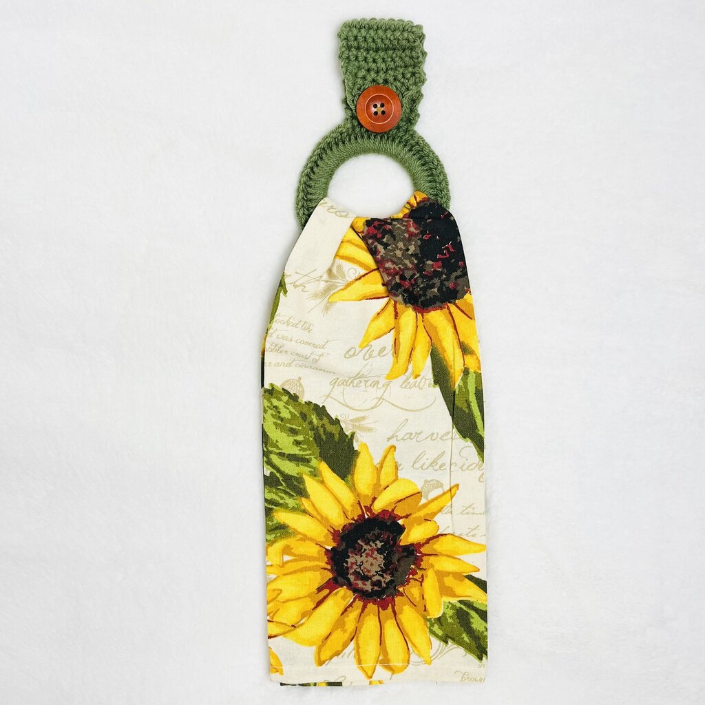 Hanging Towel Set - Rustic Sunflower