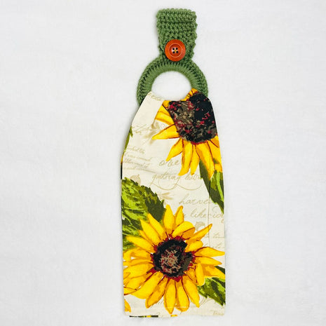 Hanging Towel Set - Rustic Sunflower