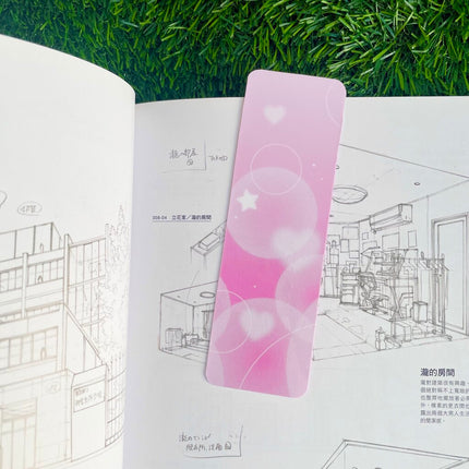 Pink Bubble Bookmark
