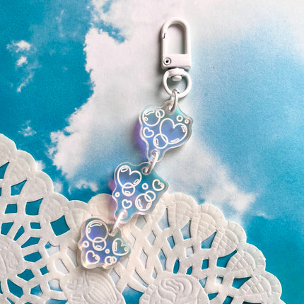 Heart Bubble Keychain