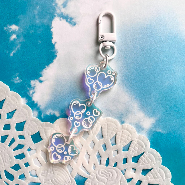 Heart Bubble Keychain