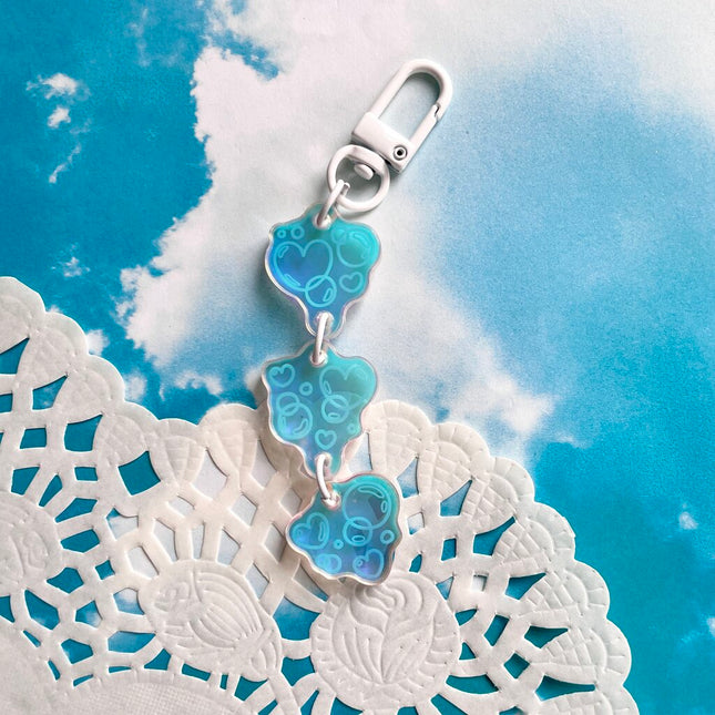 Heart Bubble Keychain