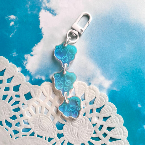 Heart Bubble Keychain