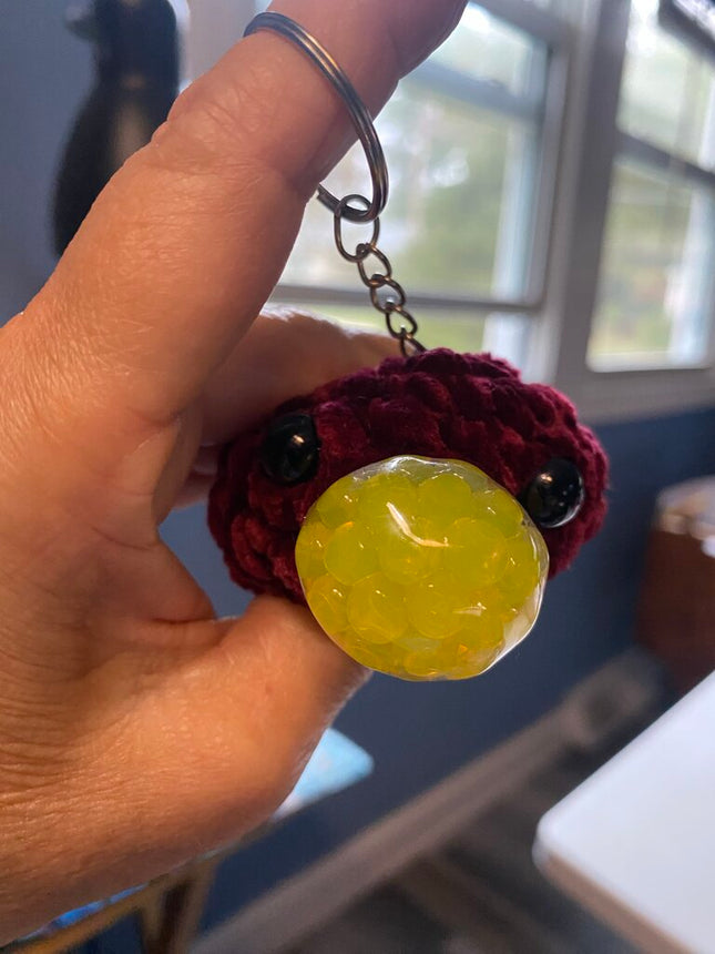 blob ball keychain