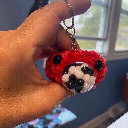 blob ball keychain